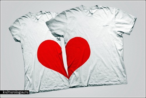футболки для влюблённых