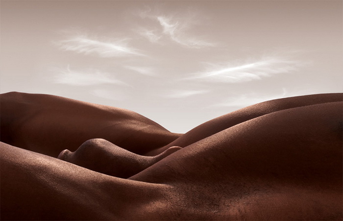 Bodyscapes. Серия фоторабот от Карла Уорнера