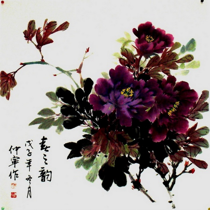 Традиционная китайская живопись: работы Chuan-Hong Li