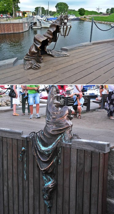 Черный Призрак, скульптура в Литве