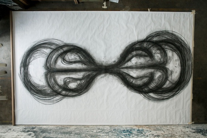 Рисунок, созданный при помощи танца