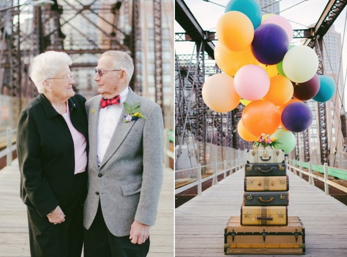 Романтическая фотосессия пары, прожившей в браке 61 год