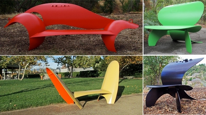 Скамейки от Колина Селинга Скамейки от Колина Селинга