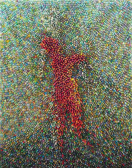 The artist's paintings resemble something works of the Impressionists