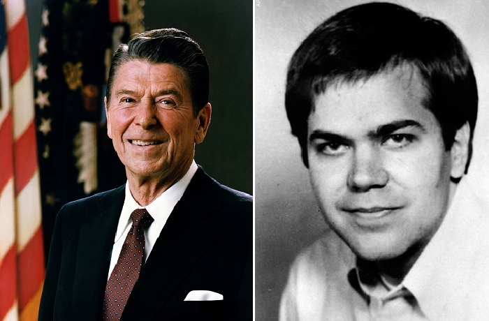 Рональд Рейган и Джон Хинкли