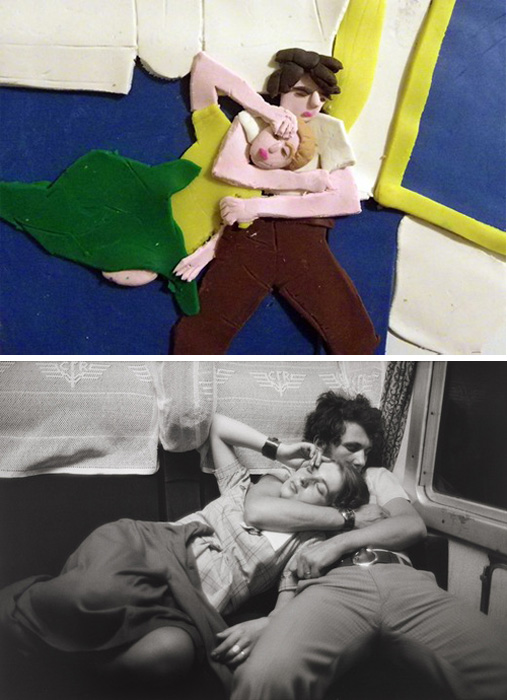 Romania, 1975 by Henri-Cartier Bresson (Magnum). Play-doh by Eleanor Macnair