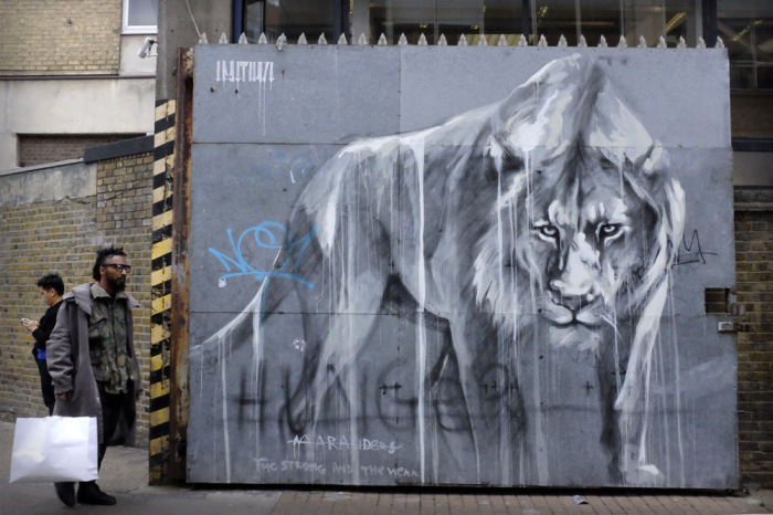 Уличное искусство от Faith47. Уличное искусство от Faith47.