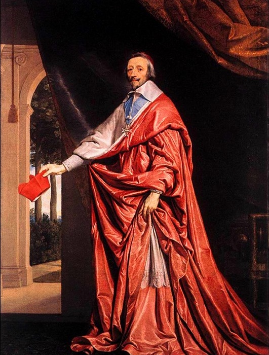 Портрет кардинала Ришелье. Филипп де Шампень, 1640 год. | Фото: storyfiles.blogspot.ru.