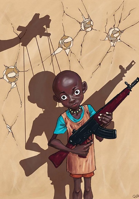 Дети только марионетки в руках взрослых.