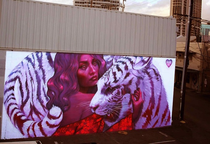 Стрит арт Наталии Рак. Стрит арт Наталии Рак.