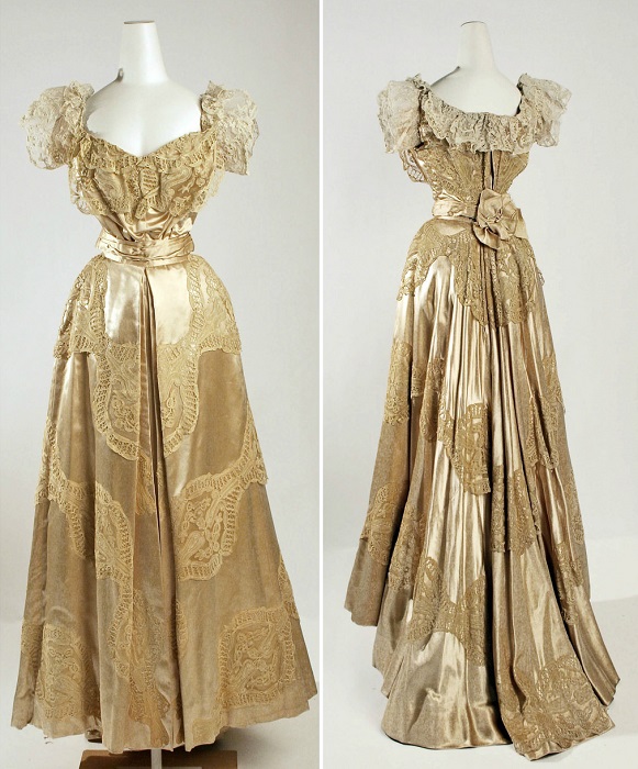 Платье из шелка. Франция, 1906 год. | Фото: fiveminutehistory.com.