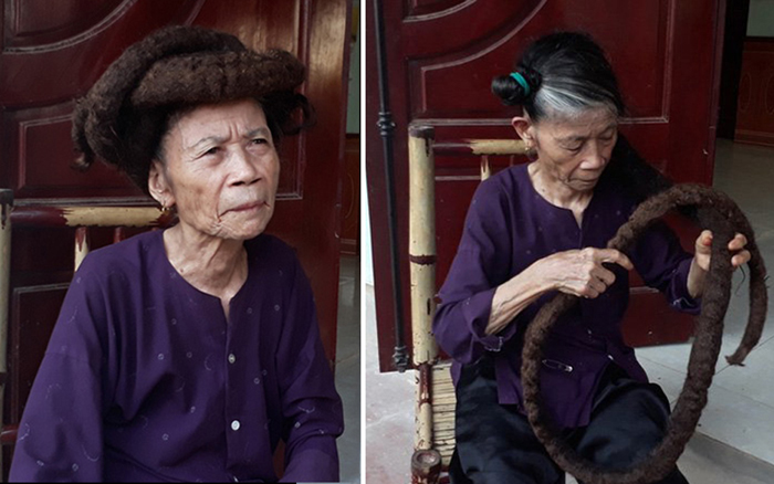 81-летняя Трин Ти Нгиен, отрастившая волосы до трех метров.