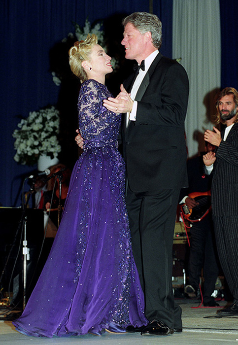 Хиллари Клинтон, жена Билла Клинтона. 1993 год.