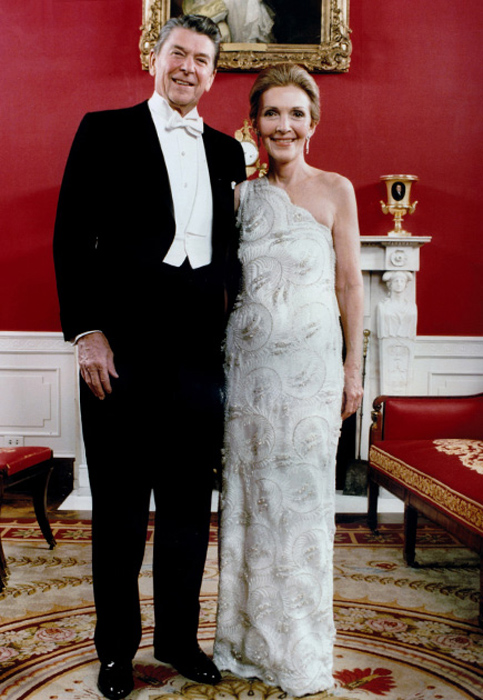 Нэнси Рейган, жена Рональда Рейгана. 1981 год.