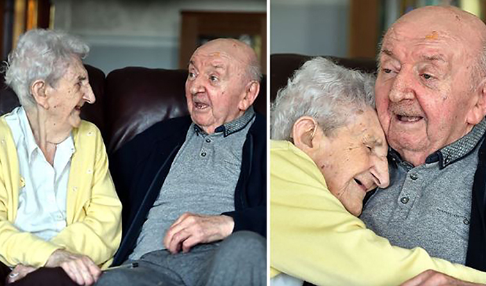 Мама и сын в одном доме престарелых.