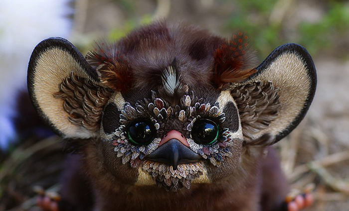 Монстрик от московской художницы.