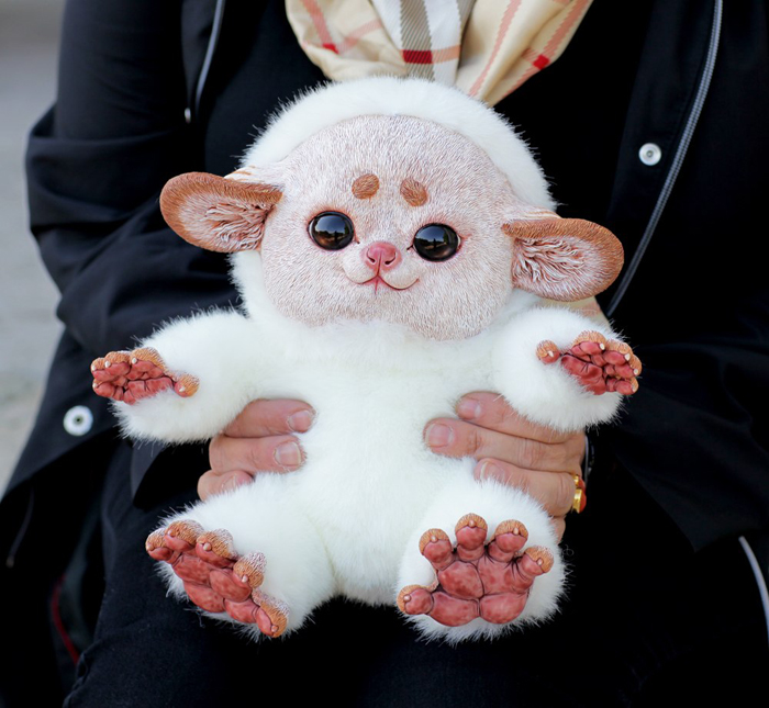 Пушистые куклы от Santaniel.