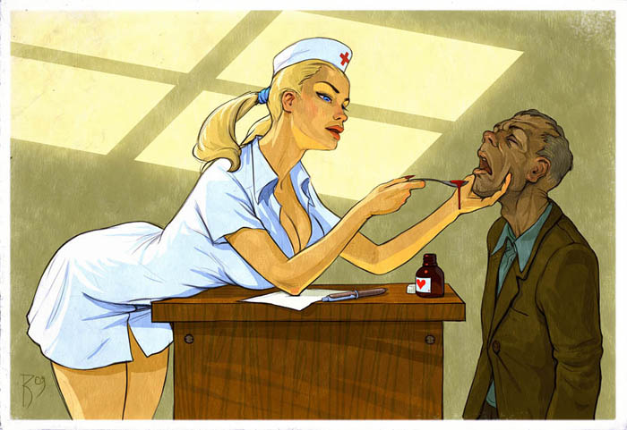 Медсестра и сироп жизни. Медсестра и сироп жизни.
