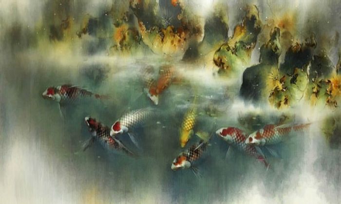 Акварельные рыбки. Автор: Ching Keck How.