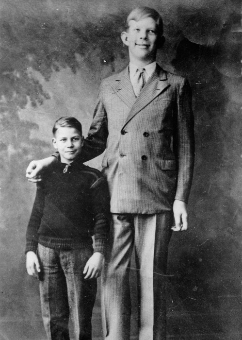 Роберт Уодлоу в возрасте 10 лет, 1928 год.