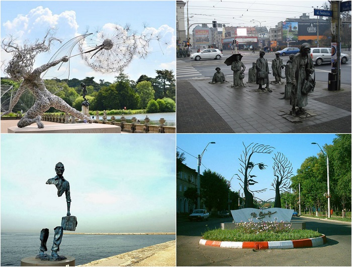Необычные статуи и скульптуры со всего мира.