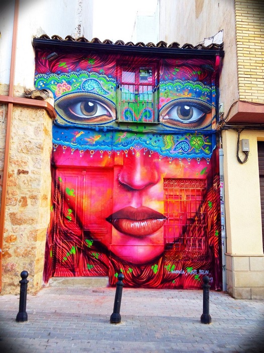 Стрит-арт от Анаркии в городе  Линарес, Испания.