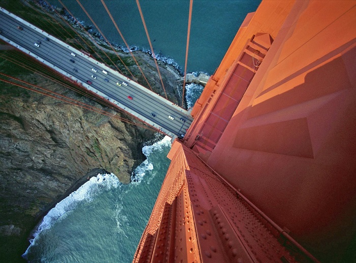 Висячий мост, соединяющий Сан-Франциско и округ Марин.