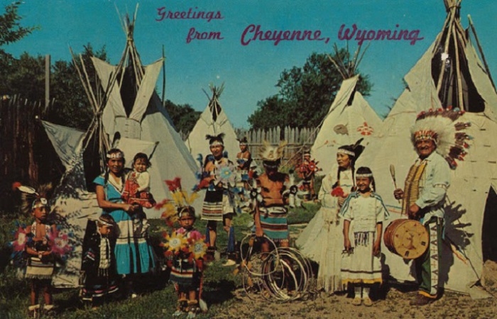 Город Шайенн, штат Вайоминг  назван в честь племени индейцев.