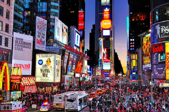 Самая известная площадь в США. Самая известная площадь в США.