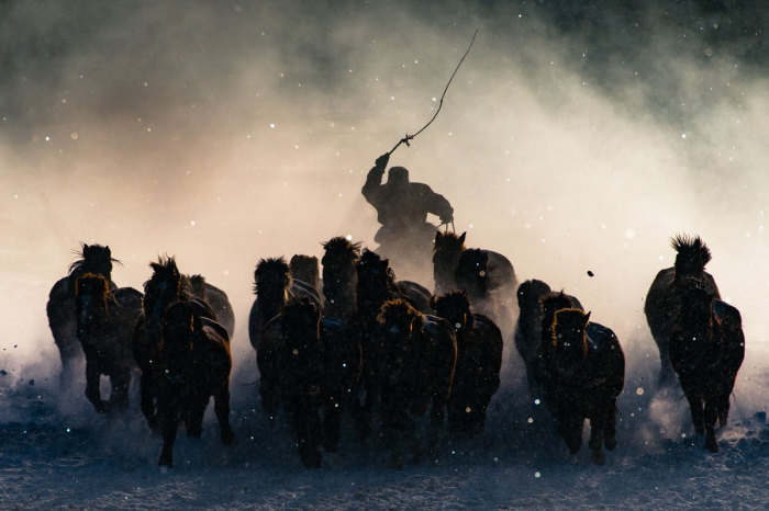 Вся красота и мощь суровой зимней Монголии. Автор фотографии: Энтони Лау ().