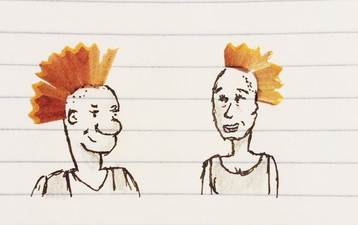 Симпатичные неформалы.