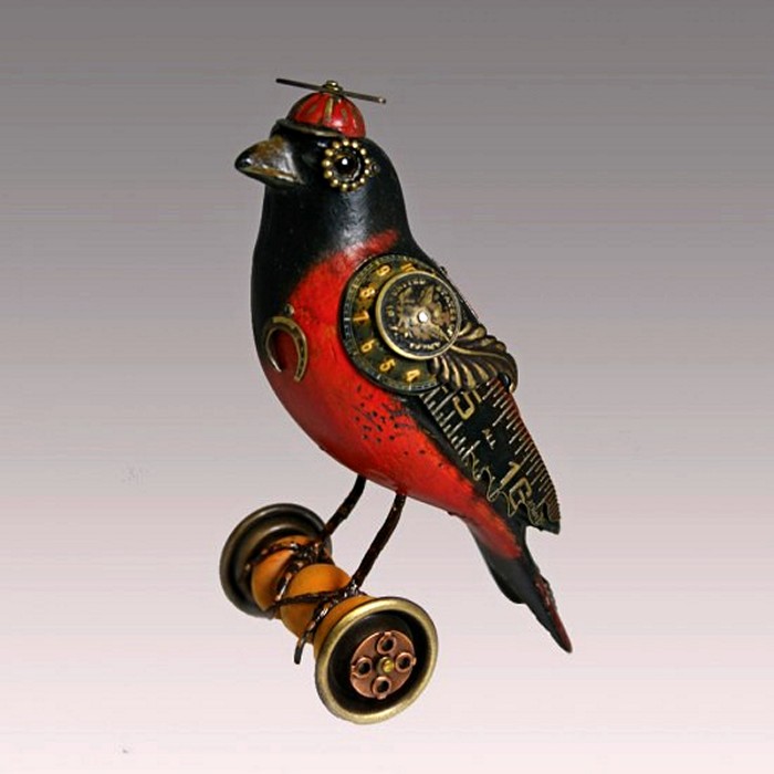 Птицы в стиле стимпанк от Джима и Тори Муллан