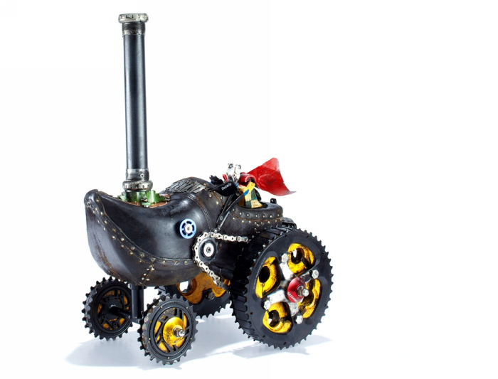 Скульптуры из велосипедных деталей в арт-проекте pART Project