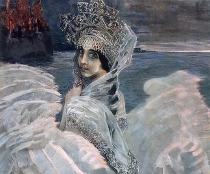 Михаил Врубель. Царевна-Лебедь, 1900 г. Фрагмент