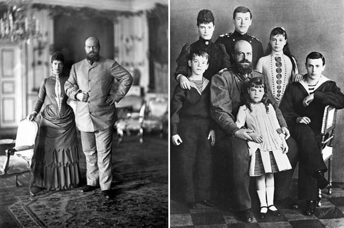 Император Александр III с супругой и детьми | Фото: norse.ru