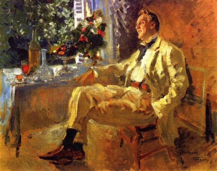 К. Коровин. Портрет Ф. И. Шаляпина, 1911