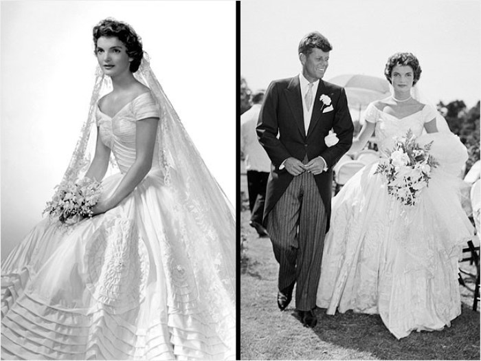 Свадебные фото Жаклин и Джона Кеннеди 12 сентября 1953 г.