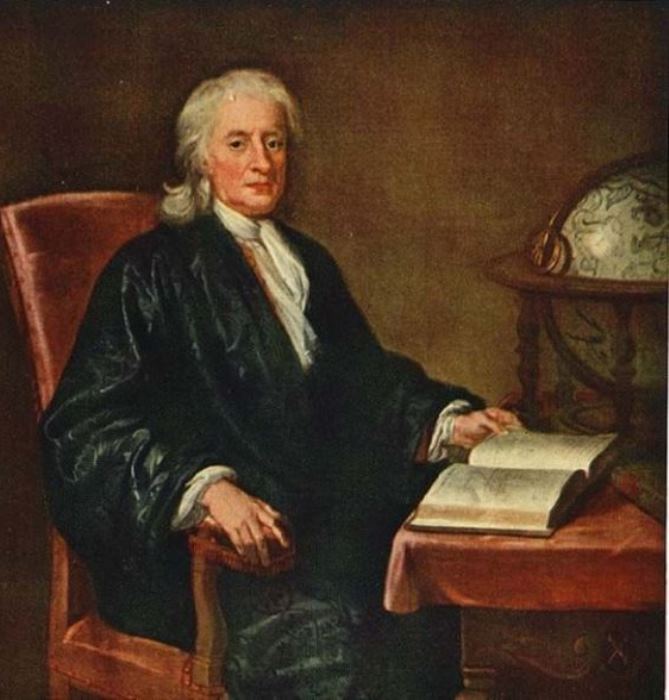 Енох Симен-младший. Портрет сэра Исаака Ньютона, около 1726