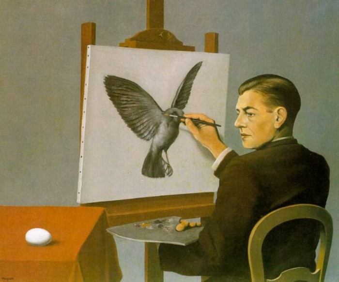Рене Магритт. Проницательность (автопортрет), 1936. Фото: Интернет