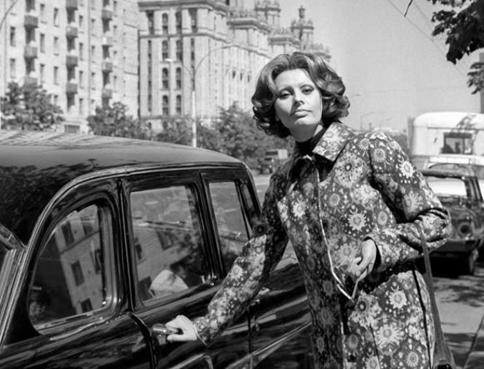Итальянская актриса в Москве, 1969 | Фото: bigpicture.ru