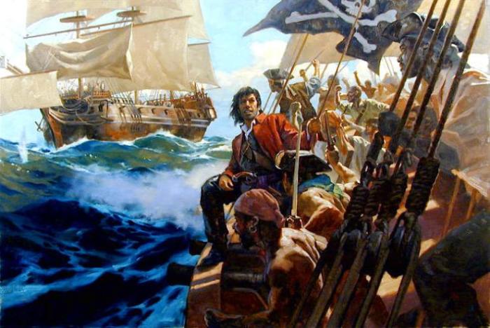 Пираты на корабле XVIII века. | Фото: labrujulaverde.com.