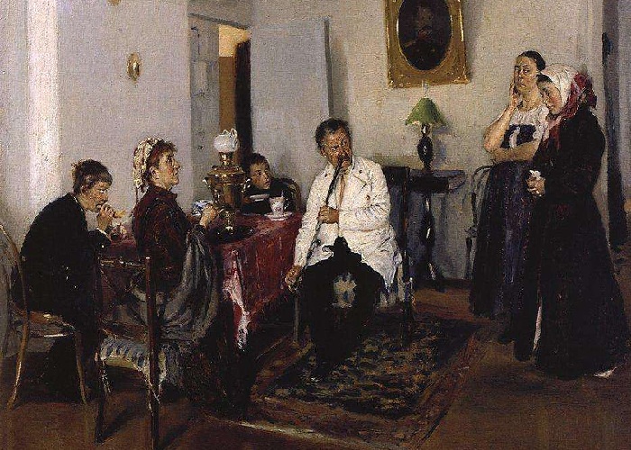 «Наем прислуги». (1891).