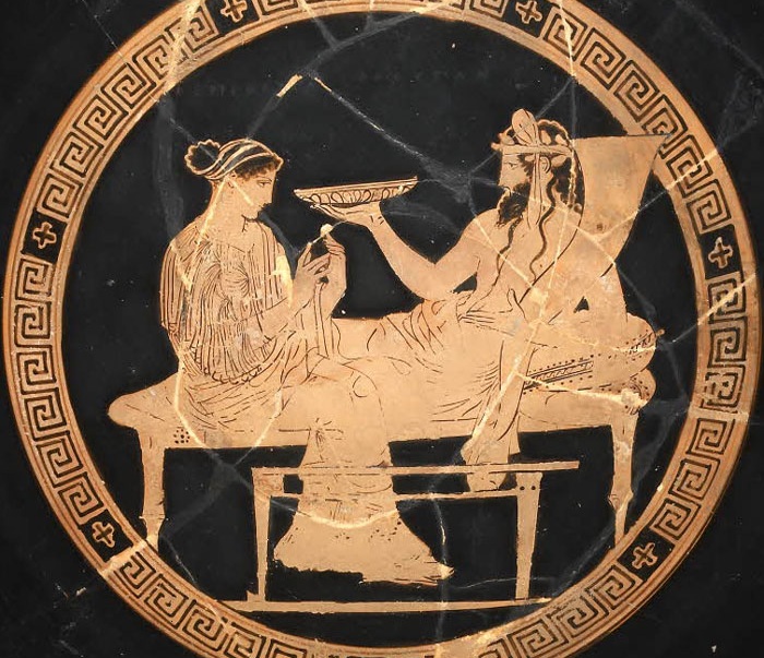  Боги мертвых -<br>Аид и Персефона. Античная вазопись.