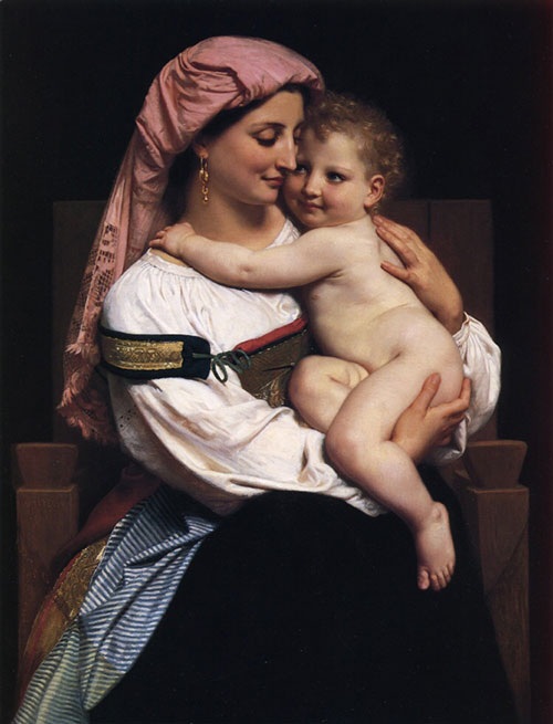 �������� �� ������� � �� �������. �����: William Bouguereau.