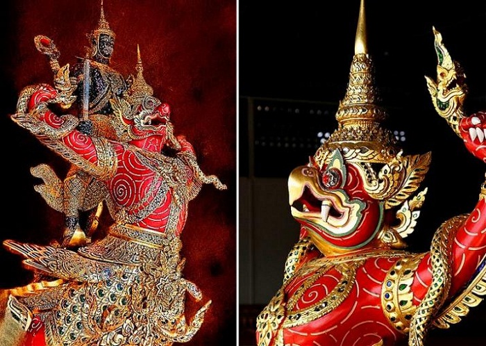 Носовая фигура на баркасе королевской семьи Таиланда