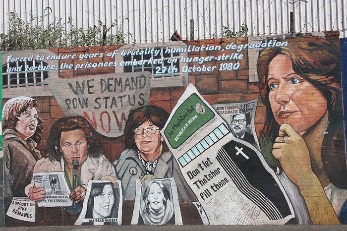 Граффити Белфаста. Памятник недавно закончившейся войны