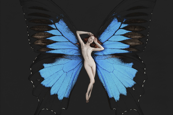 Проект “Психея”: нежные девушки в образе удивительных бабочек