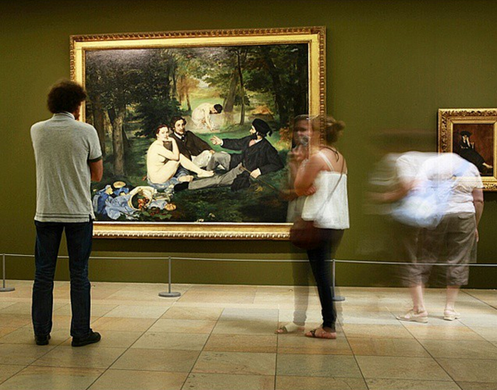 Картина Мане в галерее. Фото: Интернет