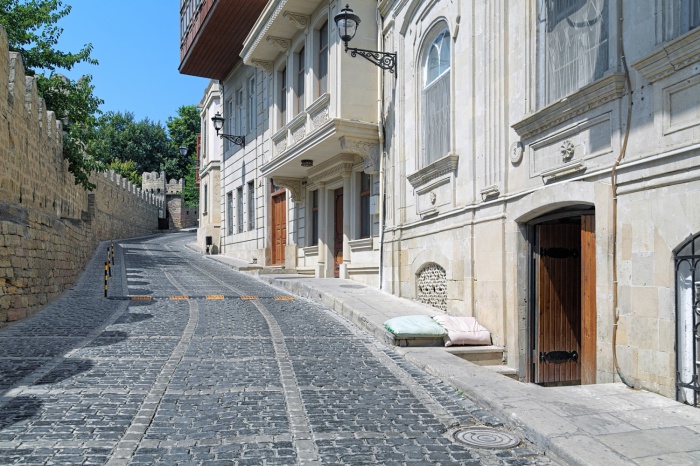 Баку, улица Кичик Гала в наши дни.