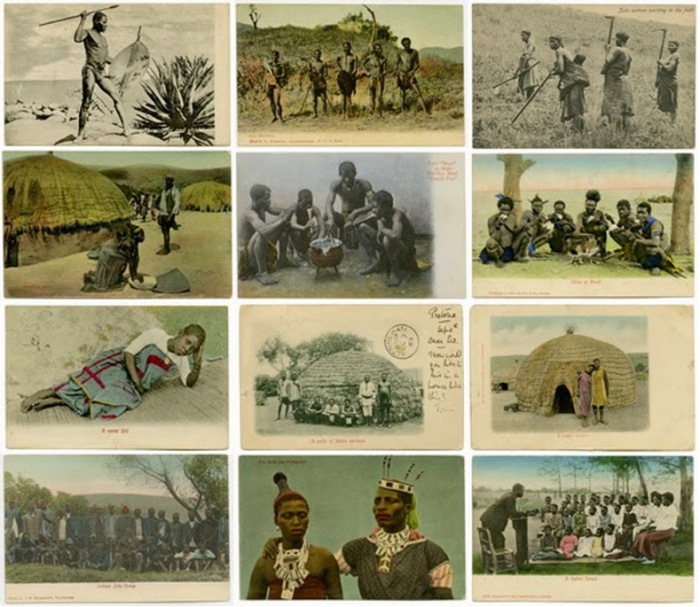 Этнические колониальные открытки.
